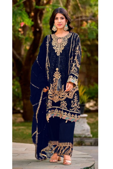 Bilqis B 215 A To D Velvet With Embroidery Pakistani Salwar Suits Suppliers In Surat
